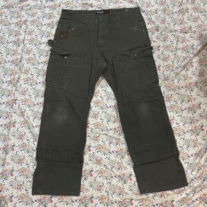 Wrangler Men's Dark Green Cargo Pants